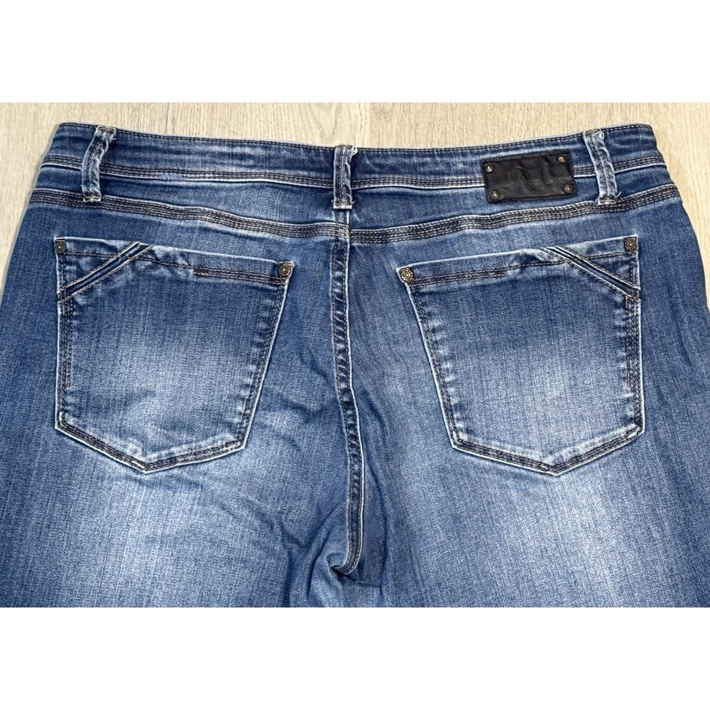Buckle Black Fit No. 53 Skinny Jeans Women Size 34x32 Blue Denim Stretch Casual - Picture 9 of 12